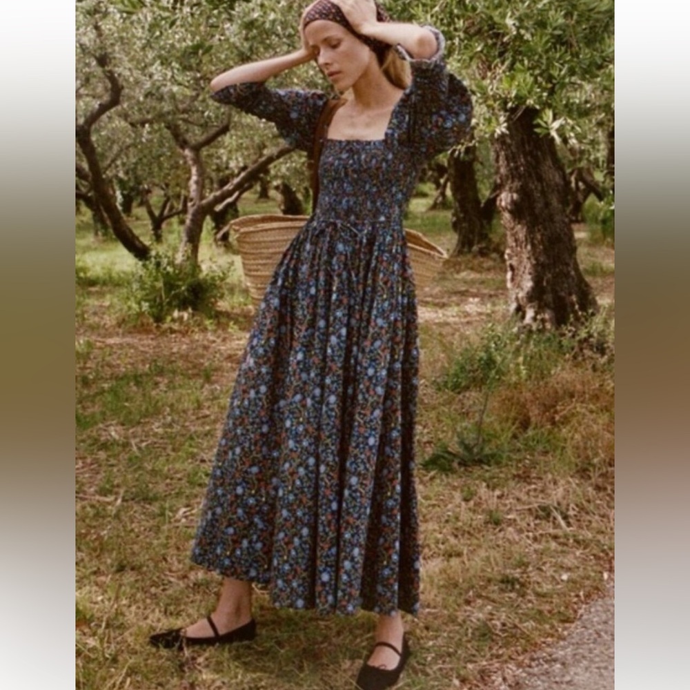 Doen Bijou dress Noir Prairie Floral NWT